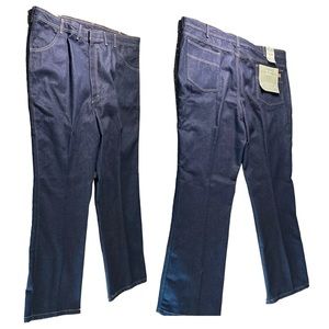 KB Knights Bridge Men Size 46 X 32 Blue Jean Men Wide Leg Stretch Jean EUC C134
